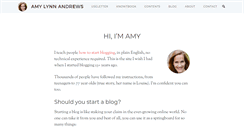 Desktop Screenshot of amylynnandrews.com